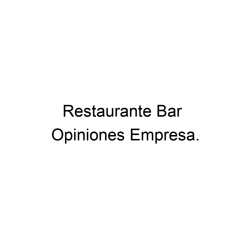 opiniones-restaurante-bar